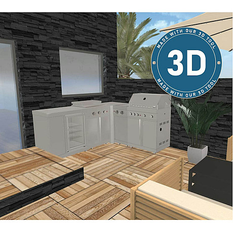 Myoutdoorkitchen - Utekök Stainless Collection Sacramento