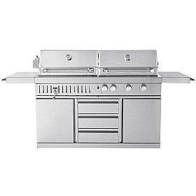 Gasolgrill Myoutdoorkitchen - Stainless Collection - Fristående Gasol- och Kolgrill Gasolgrill Myoutdoorkitchen - Stainless Collection - Fristående Gasol- och Kolgrill