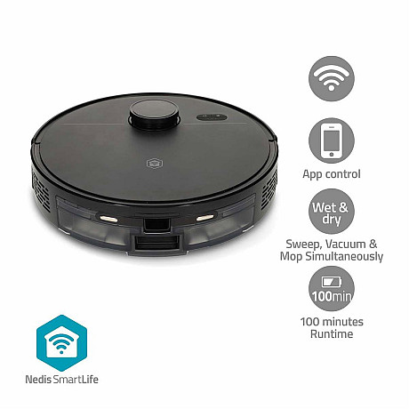 Nedis - WIFIVCL10CBK SmartLife Wi-Fi Svart