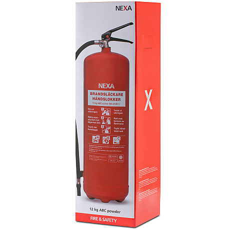Nexa - Brandsläckare Pulver Röd 12kg 55A 233B C