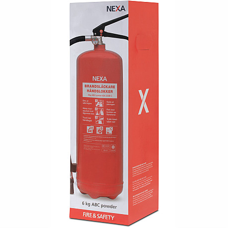 Nexa - Brandsläckare Röd 6kg 43A
