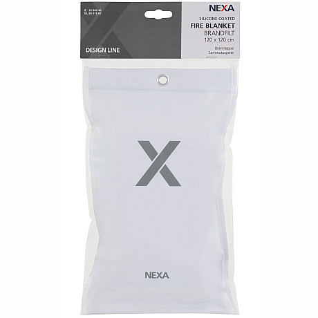 Nexa - FB-120 VMD Brandfilt Silikon Vit 120x120 cm