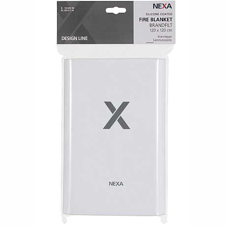 Nexa - FB-120 VHD Brandfilt Silikon Vit 120x120 Hårdbox
