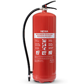 Brandsläckare Nexa - Brandsläckare Pulver Röd 12kg 55A 233B C Brandsläckare Nexa - Brandsläckare Pulver Röd 12kg 55A 233B C