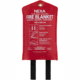Brandfilt Nexa - FB-120 RM Brandfilt Silikon Röd 120x120 cm