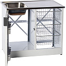 Nimo - LB 100 HT Tvättbänk vänster, Vit