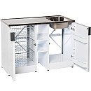 Nimo - TB 1200 TMH höger med korg/hylla Tvättbänk
