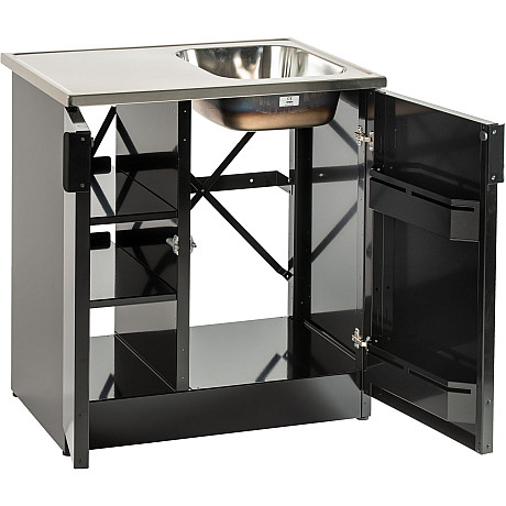 Nimo - TB 800 T Tvättbänk höger, Svart