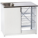 Nimo - 54034002 Trådkorg 436x494x175, Silver