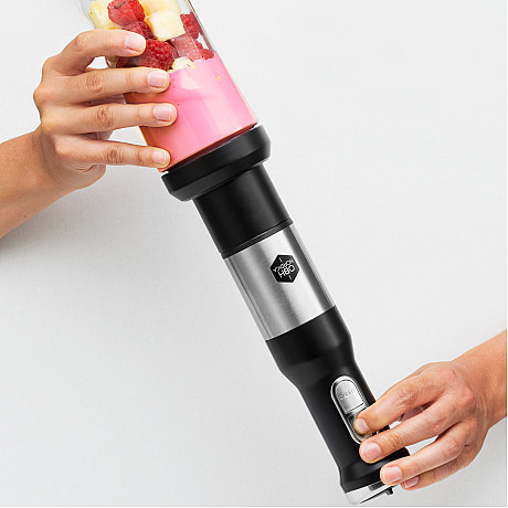 OBH Nordica - Svart, 2-i-1 mixer med take-away flaska