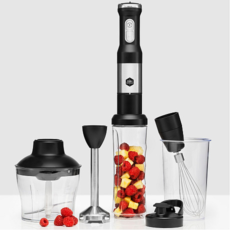 OBH Nordica - Svart, 2-i-1 mixer med take-away flaska