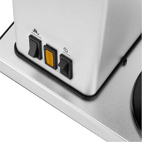 OBH Nordic - Blooming Prime kaffemaskin, Silver