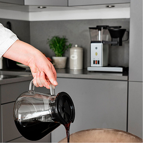 OBH Nordic - Blooming Prime kaffemaskin, Silver