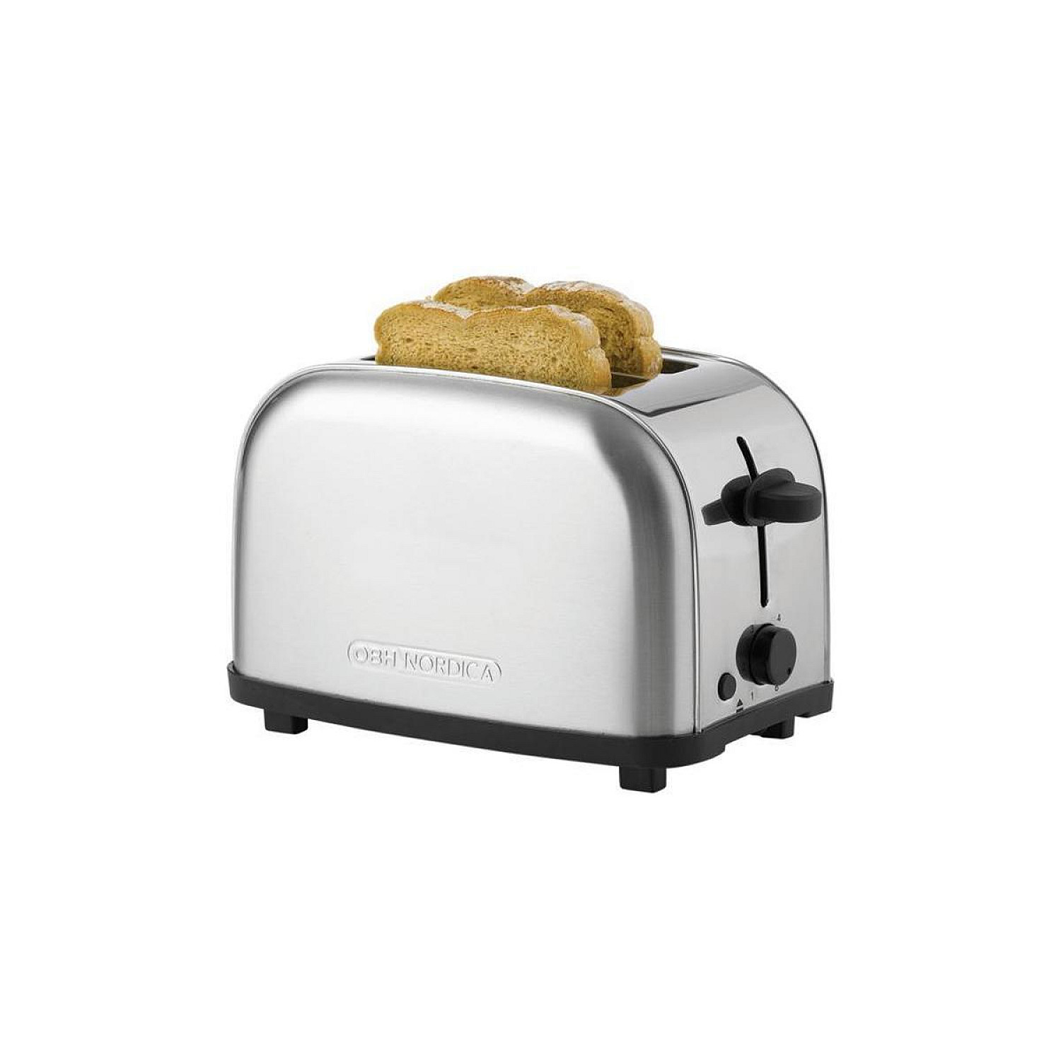 Obh nordica brödrost toaster manhattan 2 rostfritt stål