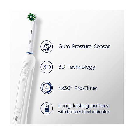 ORAL-B - PRO1 750 eltandborste, Vit