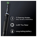Oral-B - Svart - 2d-rengöring och tre borstlägen