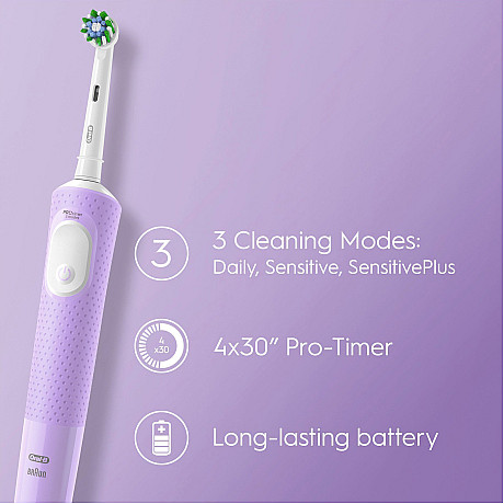 Oral-B - Lila - Sensitive plus och 2d-rörelser