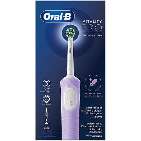 Oral-B - Lila - Sensitive plus och 2d-rörelser