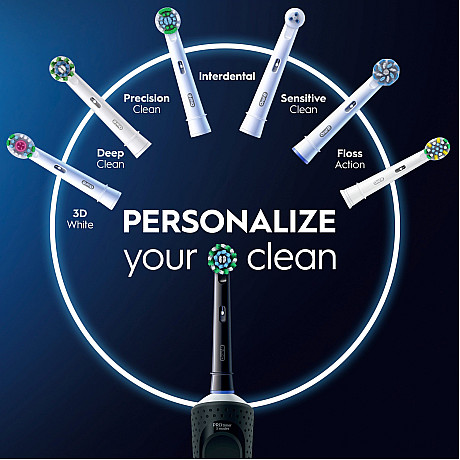 Oral-B - Svart - Tre lägen och sensitive plus