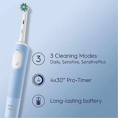 Oral-B - Blå - Tre lägen och 2d-rengöring