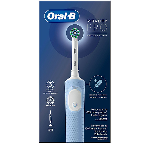 Oral-B - Blå - Tre lägen och 2d-rengöring