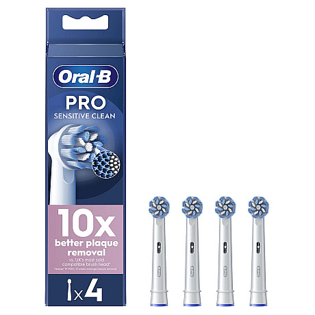 Oral-B - Vit - Sensitive clean-huvuden x-strån Oral-B - Vit - Sensitive clean-huvuden x-strån