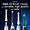 Oral-B - Svart - iO-borsthuvuden 16° strån och indikator