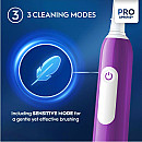 Oral-B - Lila - Junior trycksensor tre lägen