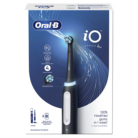 Oral-B - Svart - iO-teknik gum guard fyra lägen