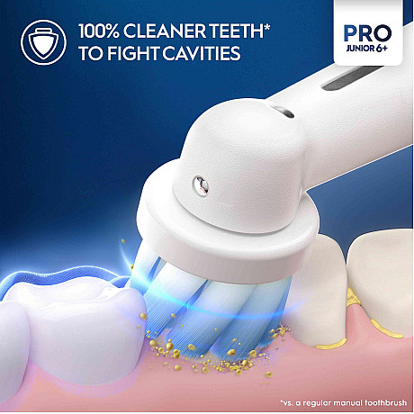 Oral-B - Blå - Junior 360° tryckkontroll