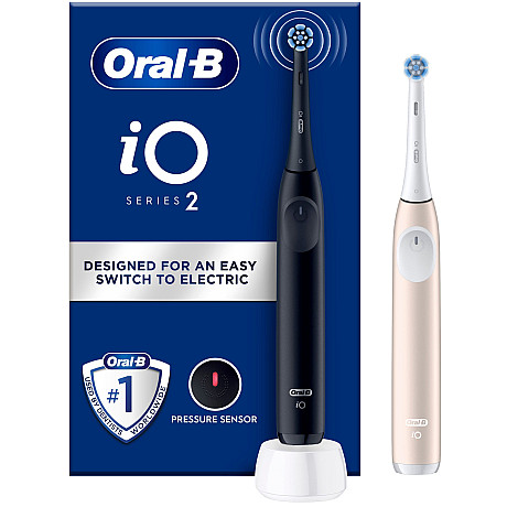 Oral-B - Svart/rosa - Tysta nivåer och trycksensor