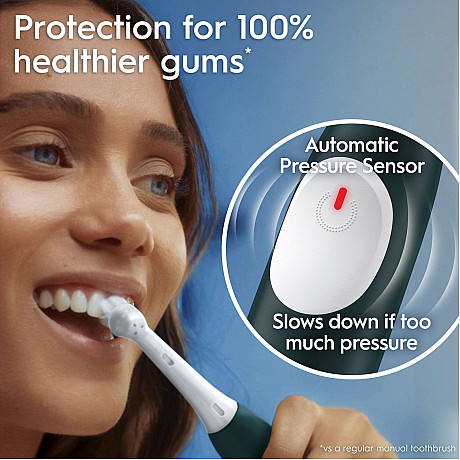 Oral-B - Grön - Mikrovibrationer och trycksensor