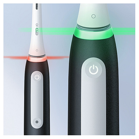 Oral-B - Mattsvart/blå - iO-teknik och tryckskydd