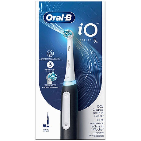 Oral-B - Mattsvart - iO-teknik och tre lägen