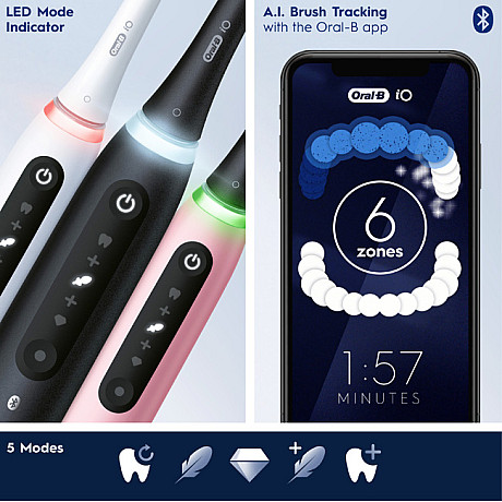 Oral-B - Rosa - Smart trycksensor och AI-stöd
