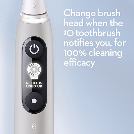 Oral-B - Grå - iO-modell med mikrovibrationer och display