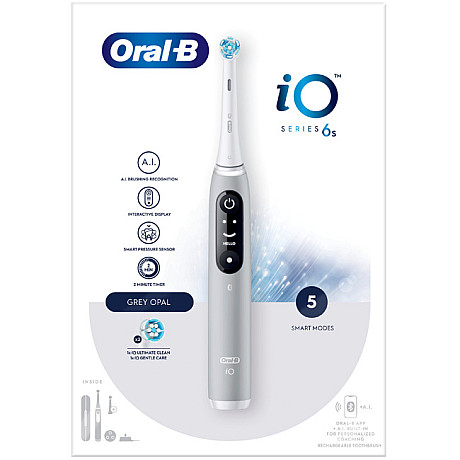 Oral-B - Grå - iO-modell med mikrovibrationer och display