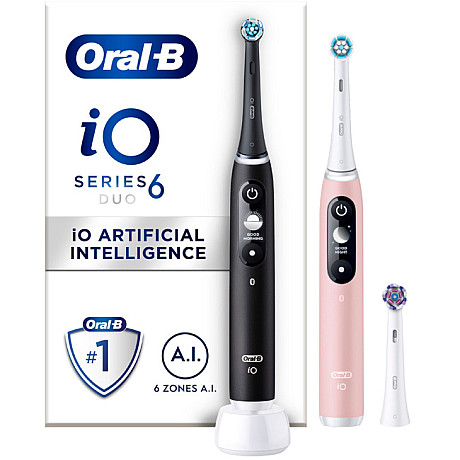Oral-B - Svart - iO-teknik och smarta lägen