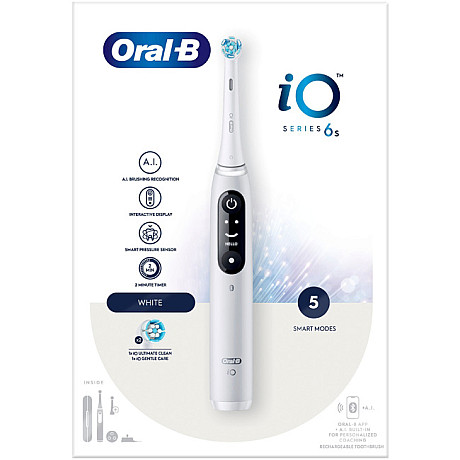 Oral-B - Vit - iO-modell med interaktiv display och lägen