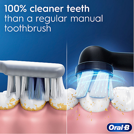 Oral-B - Svart - Tre intensiteter och automatisk tryckkontroll