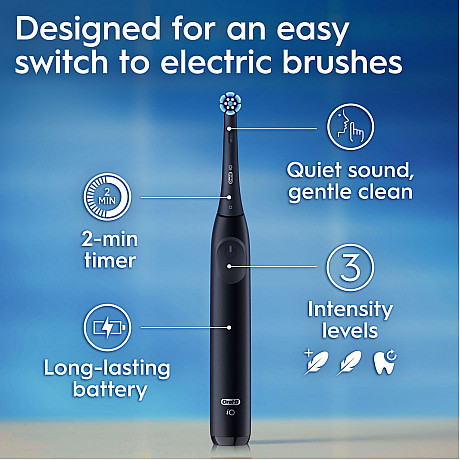 Oral-B - Svart - Tre intensiteter och automatisk tryckkontroll