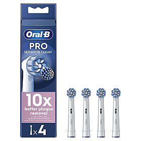 Oral-B - Vit - Sensitive clean-huvuden x-strån