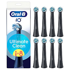 Oral-B - Svart - iO-borsthuvuden 16° strån och indikator