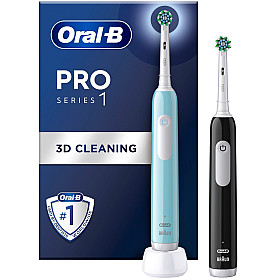 Eltandborste Oral-B - Svart/blå - 3d-rengöring och trycksensor Eltandborste Oral-B - Svart/blå - 3d-rengöring och trycksensor