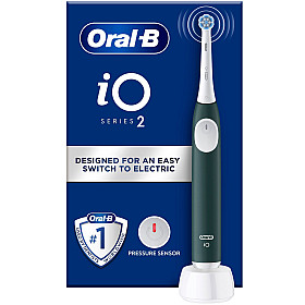 Eltandborste Oral-B - Grön - Mikrovibrationer och trycksensor Eltandborste Oral-B - Grön - Mikrovibrationer och trycksensor