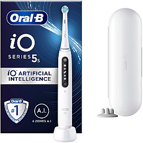 Eltandborste Oral-B - Vit - Mikrovibrationer och AI-guidning Eltandborste Oral-B - Vit - Mikrovibrationer och AI-guidning