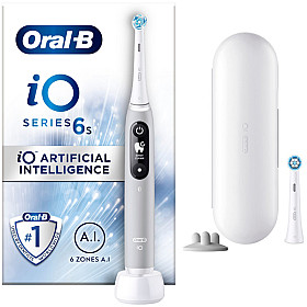 Eltandborste Oral-B - Grå - iO-modell med mikrovibrationer och display Eltandborste Oral-B - Grå - iO-modell med mikrovibrationer och display