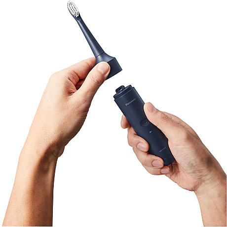 Panasonic - Svart - Multishape-kompatibel sonisk borstning