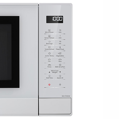 Panasonic - NN-ST45KWEPG - Vit, 32L - Tre auto-program & invertereffekt