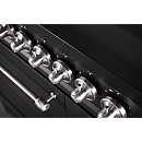 Pazzano - Gasspis Cuore 90 cm (2 ovens) (Svart/Borstat stål) Pazzano - Gasspis Cuore 90 cm (2 ovens) (Svart/Borstat stål)